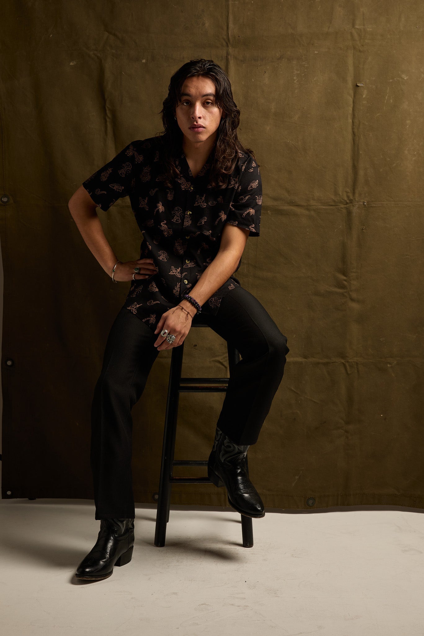 Spicy Noods Button-Up