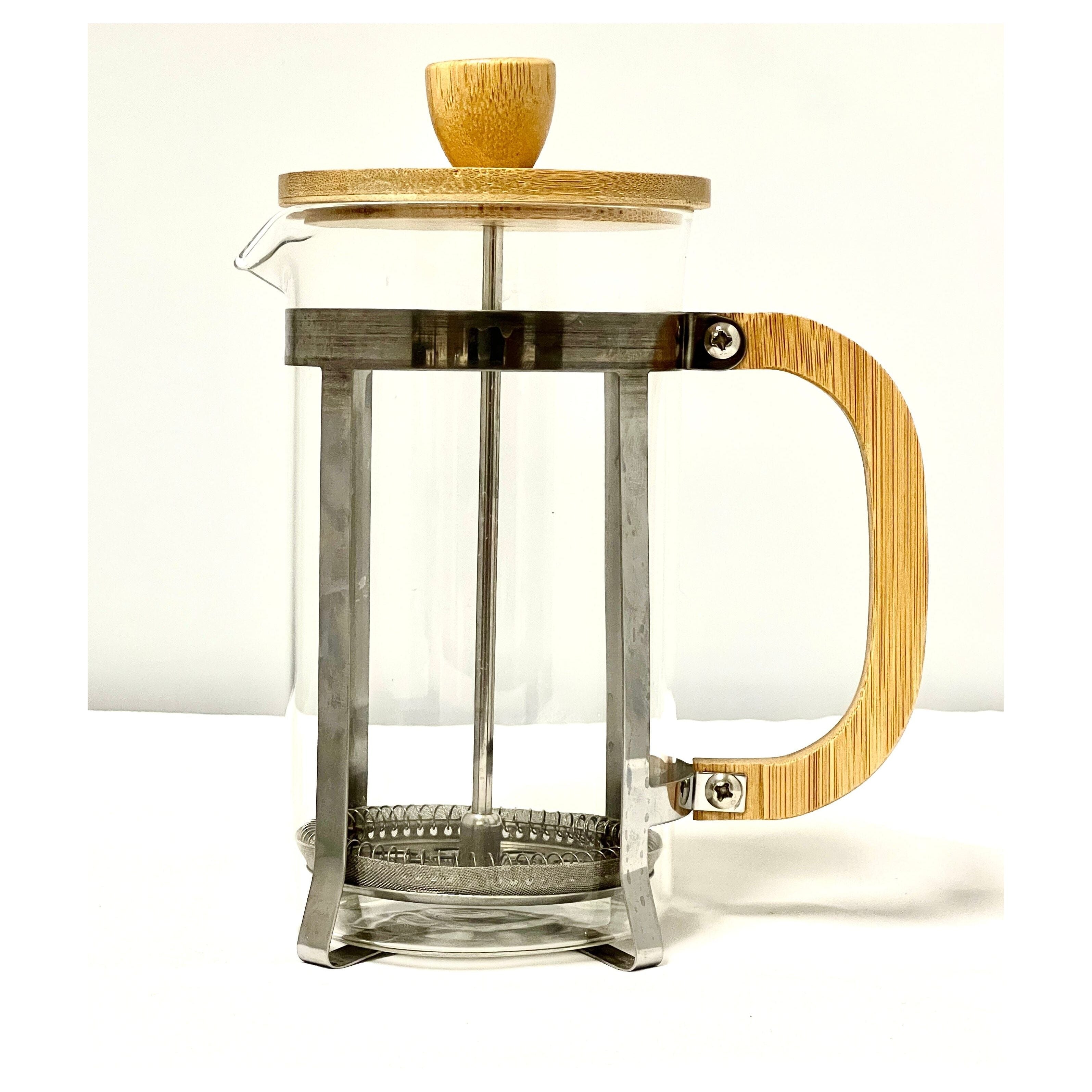Prensa Francesa Ecológica - Bambú y Vidrio Borosilicato - Café Perfecto