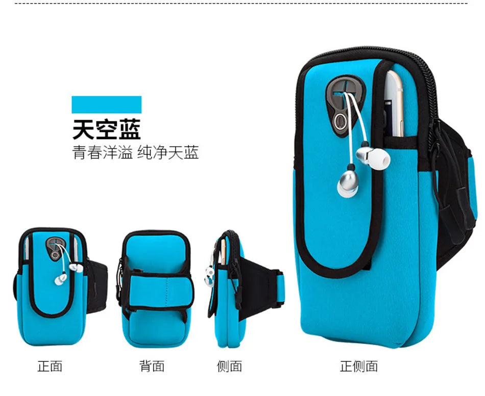 Bolsa deportiva Universal para correr, brazalete impermeable para llaves de teléfono móvil, para Xiaomi Redmi, Huawei, Iphone y Samsung
