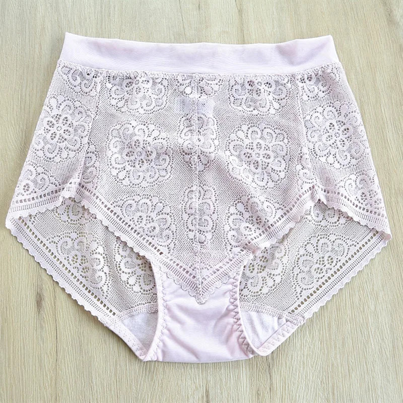 Lingerie de encaje para mujer, bragas de encaje de algodón de Corporación Turística, en color negro, con detalles delicados.