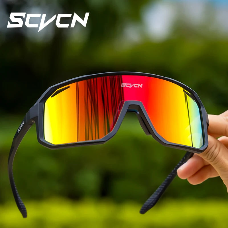 SCVCN nuevas gafas de sol para ciclismo al aire libre, gafas para conducir en carretera para hombres, gafas deportivas para escalar montañas, mujeres, ciclismo, gafas UV400