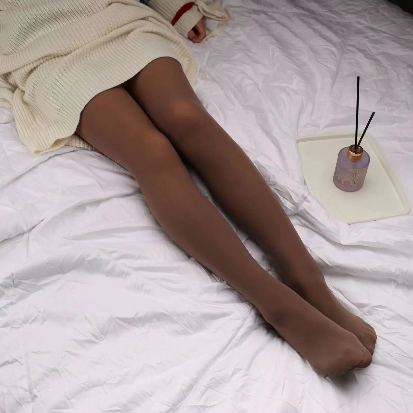 Medias Caramelo Talla Grande Mujer - Alta Elasticidad Sexy