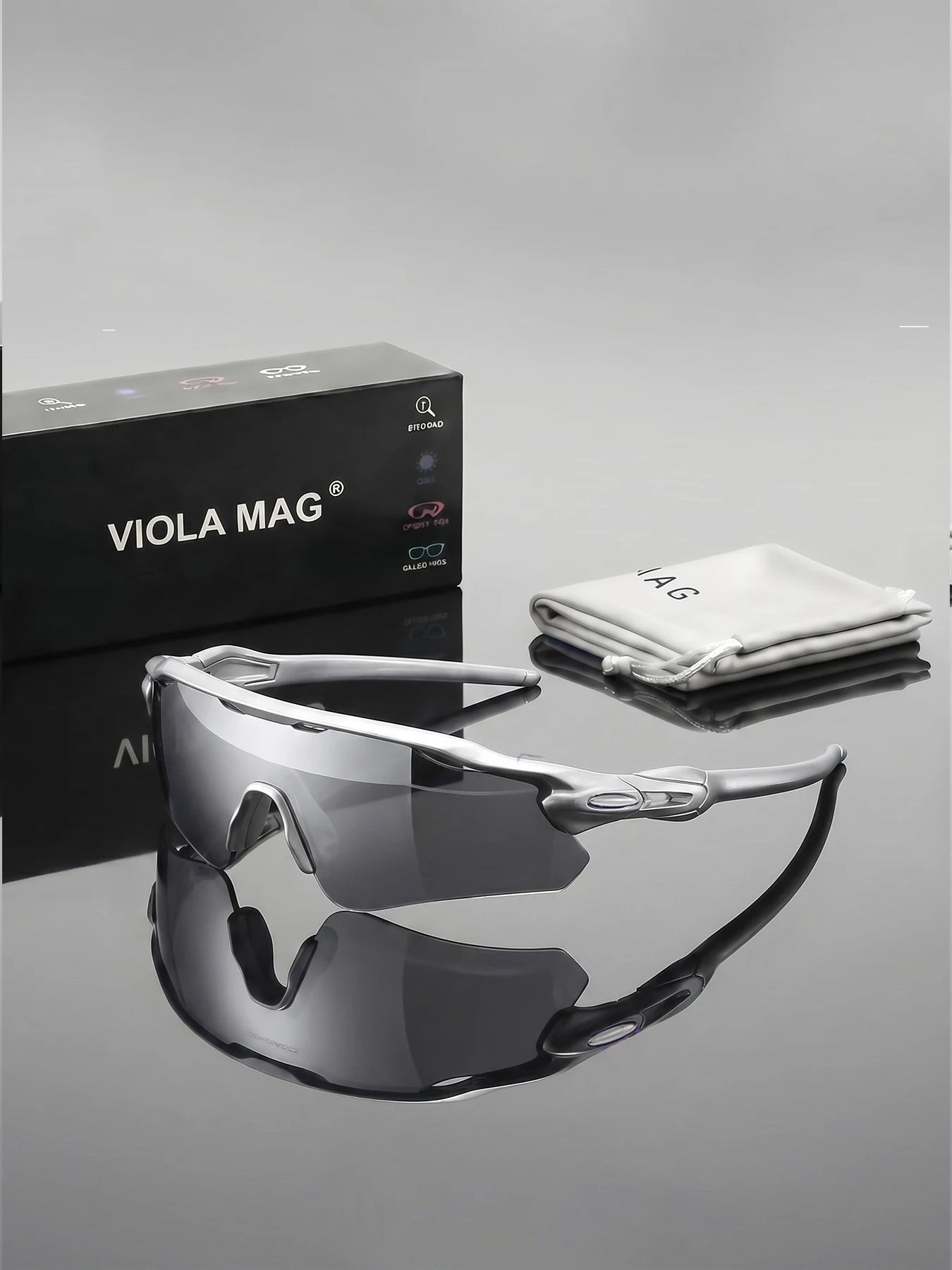 Gafas de Sol VIOLA MAG Media Montura Color Unisex Antideslizantes