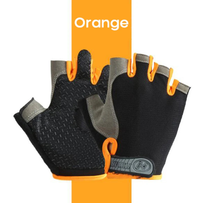 Guantes Ciclismo Medio Dedo Transpirables Antideslizantes | Hombre/Mujer