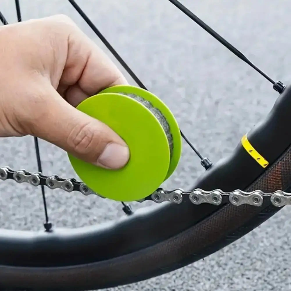 Lubricador Cadena Bici: Herramienta Limpieza Rodillo Aceite Portátil