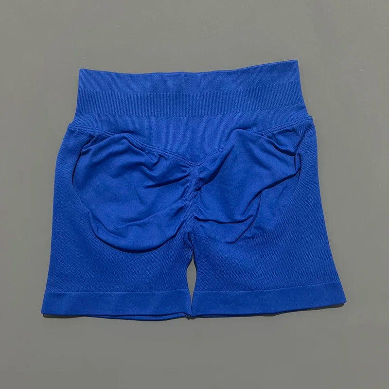 Shorts Deportivos HISTELLO 4.5" Mujer Push-Up Sin Costuras