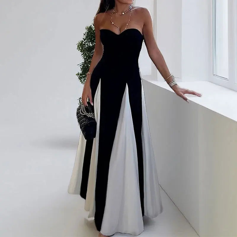 Vestido Midi Rosa Vacaciones Mujer 2026 Elegante Tirantes Finos Línea A