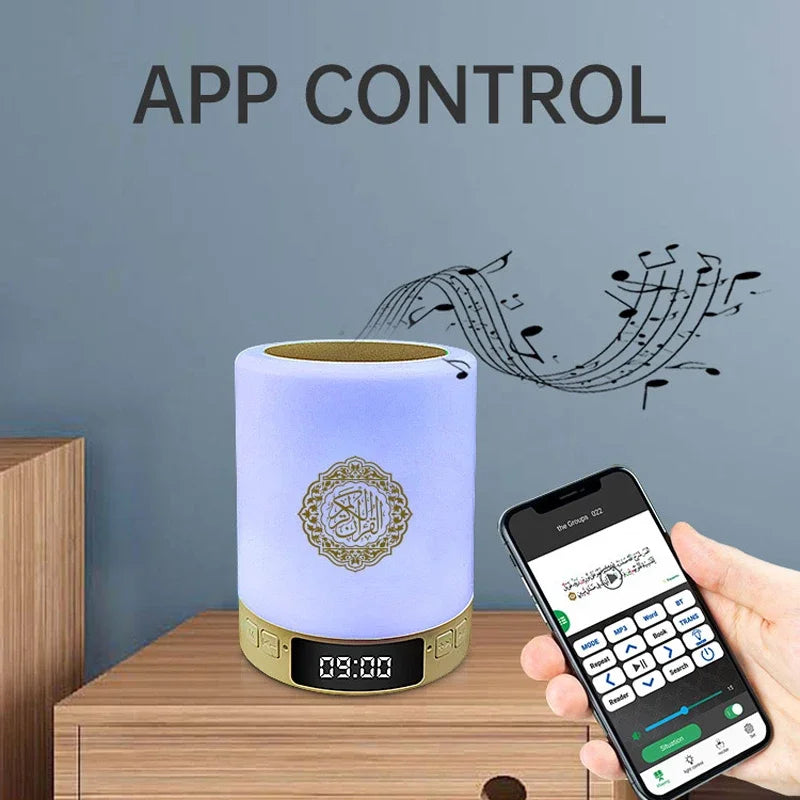 Altavoz Corán Azan Islámico con Bluetooth y Lámpara Nocturna