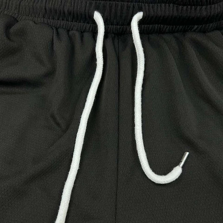 Pantalones Cortos Patrióticos Estilo Urbano con Rayas de Estrellas (Verano Holgado)