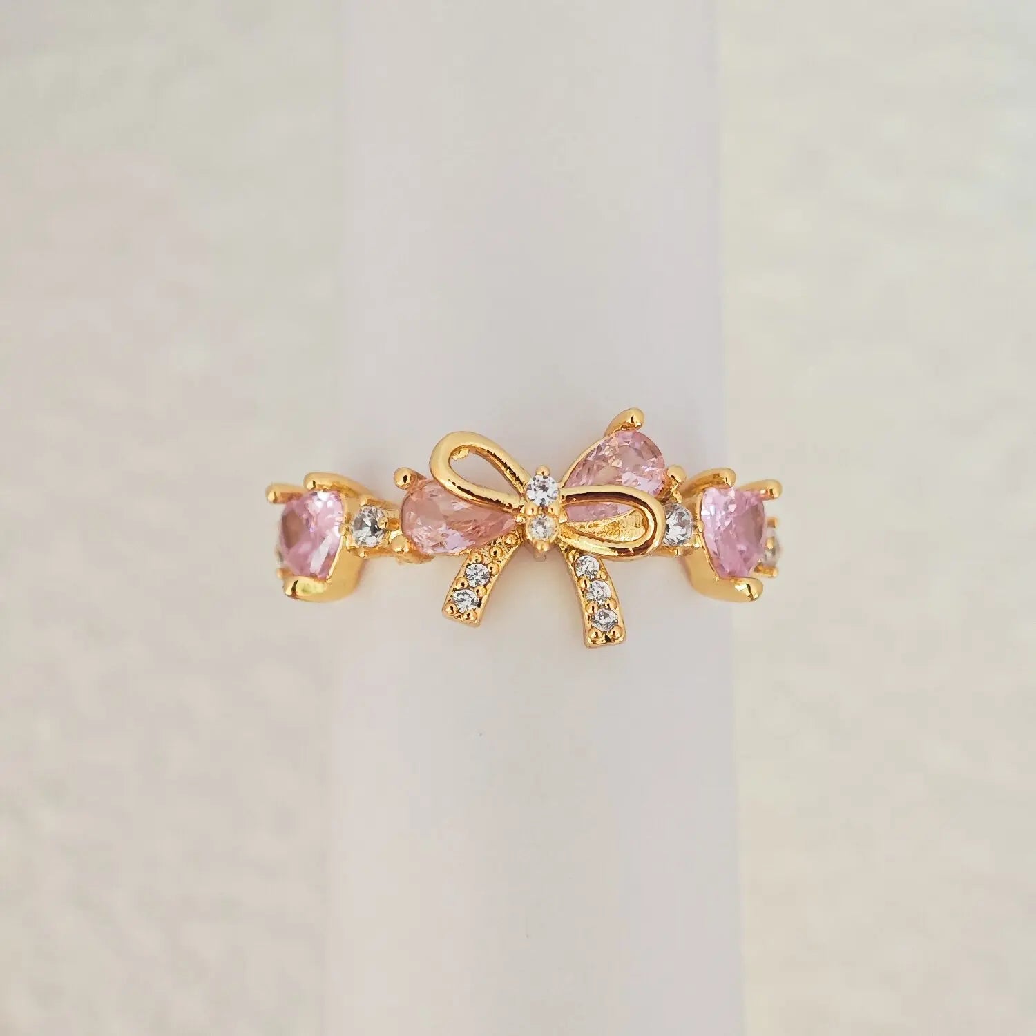 Anillo Flor Circon Colorido Ajustable - Joyería Vintage para Mujer