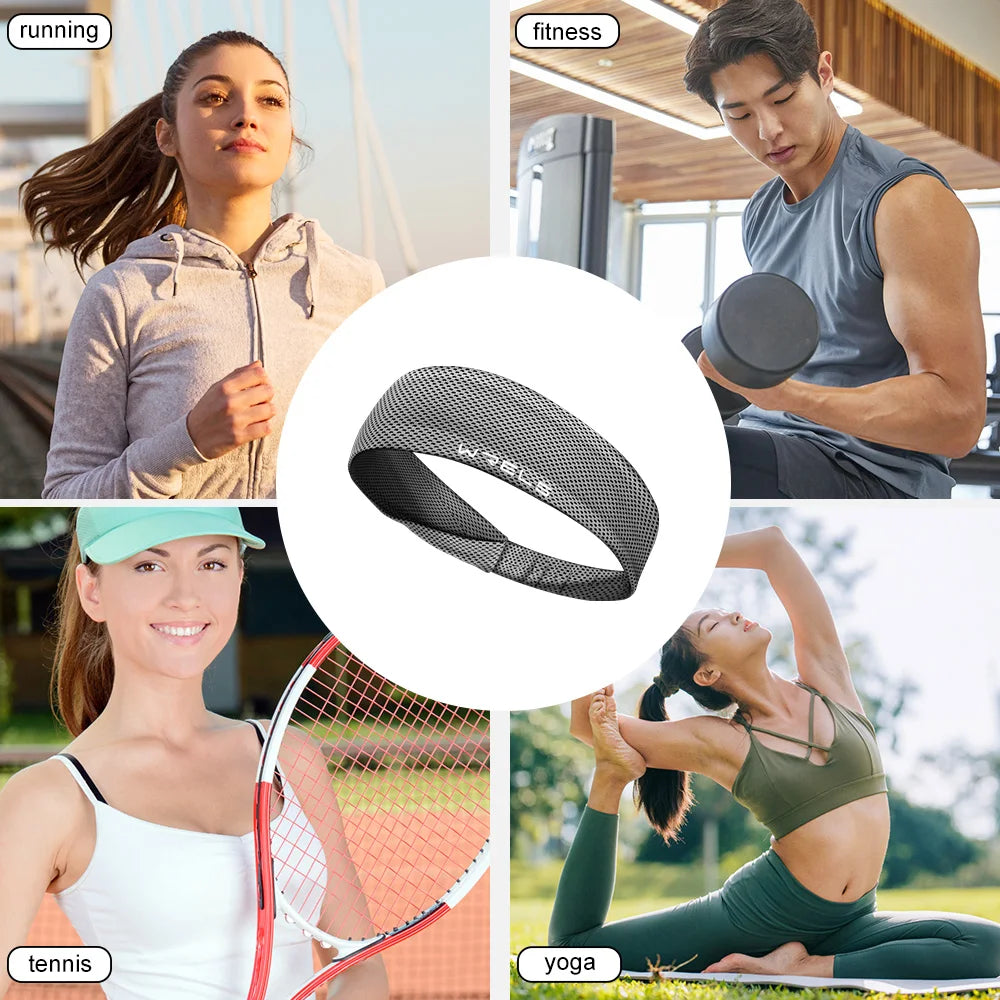 Diadema Deportiva Verano: Transpirable y Antideslizante para Fitness