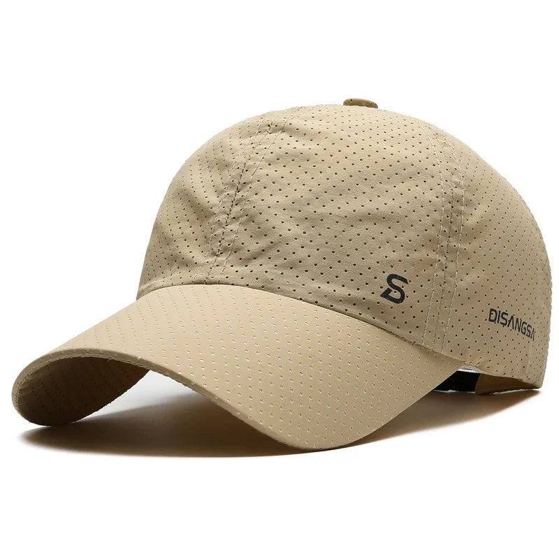Gorra de Sol Transpirable Hombre Verano Pesca Protección UV Estilo Béisbol