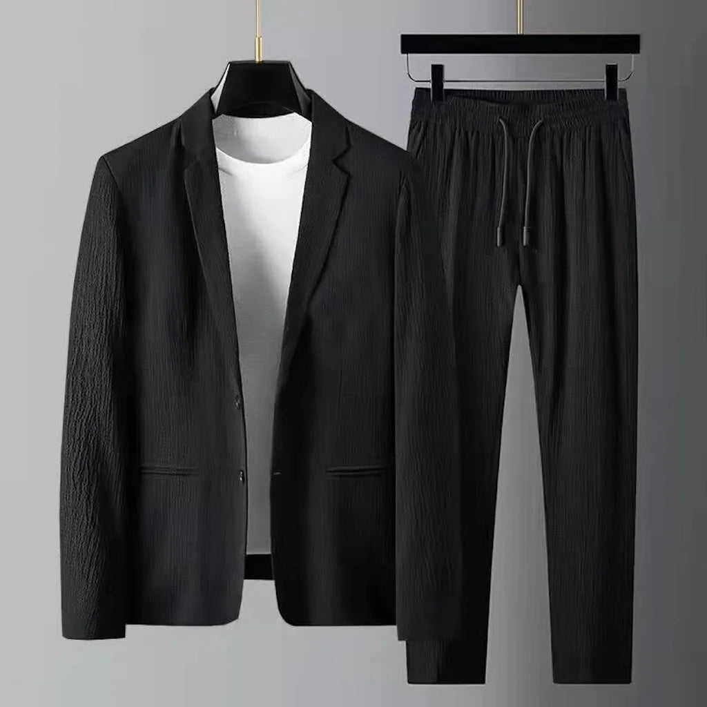 Traje Casual 2 Piezas Hombre 2026: Ligero, Anti-Arrugas