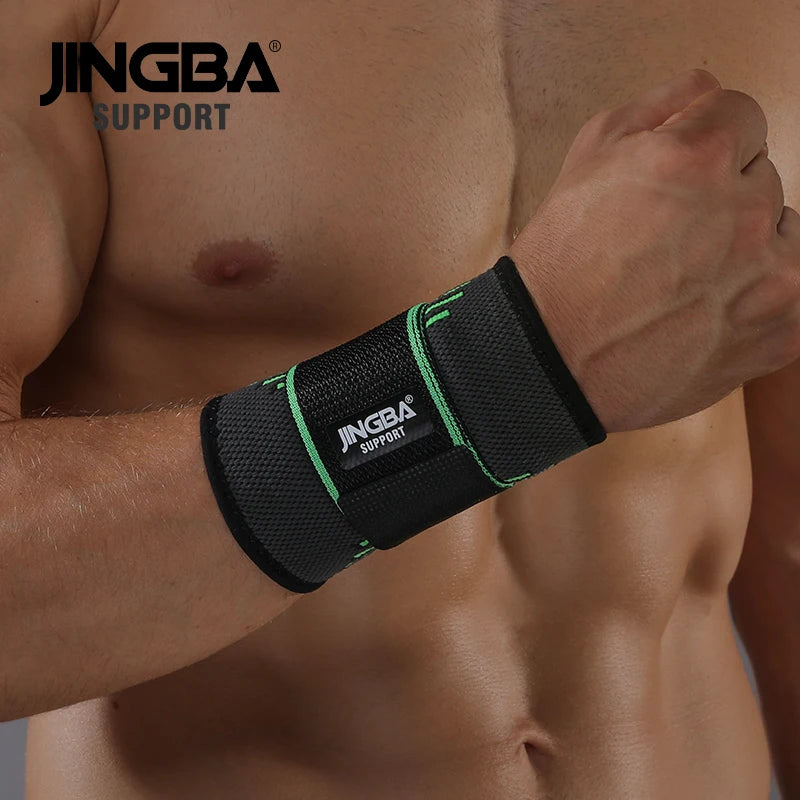 Soporte Muñeca JINGBA: Banda Nylon Fitness - Protege y Mejora Rendimiento