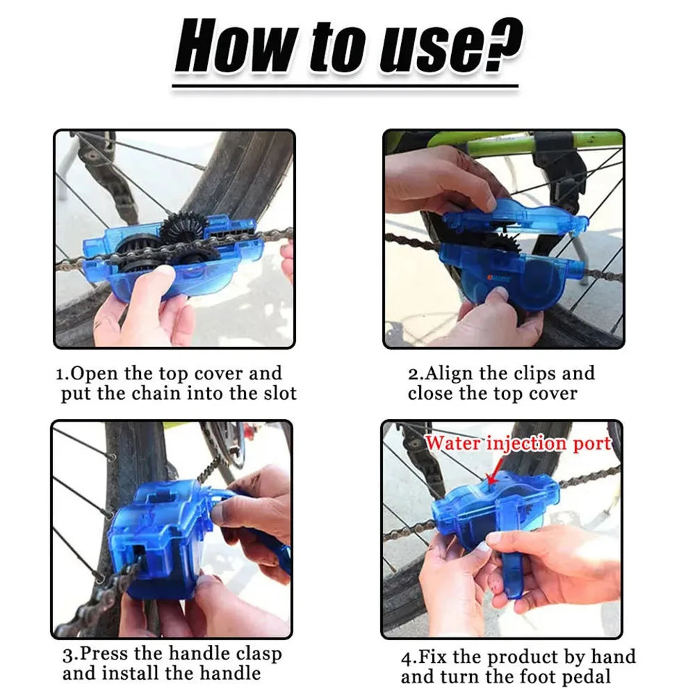 Limpiador de Cadena 3D para Bicicleta: Limpieza Profesional y Protección