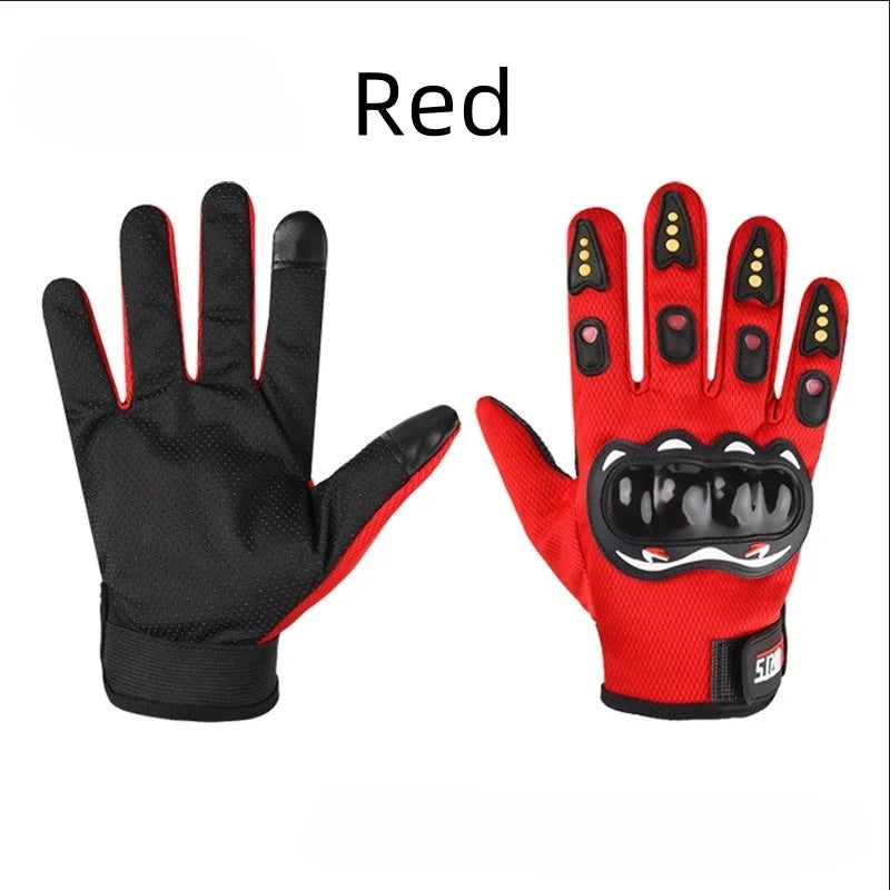 Guantes Ciclismo Hombre Dedo Completo Táctiles Anticaída