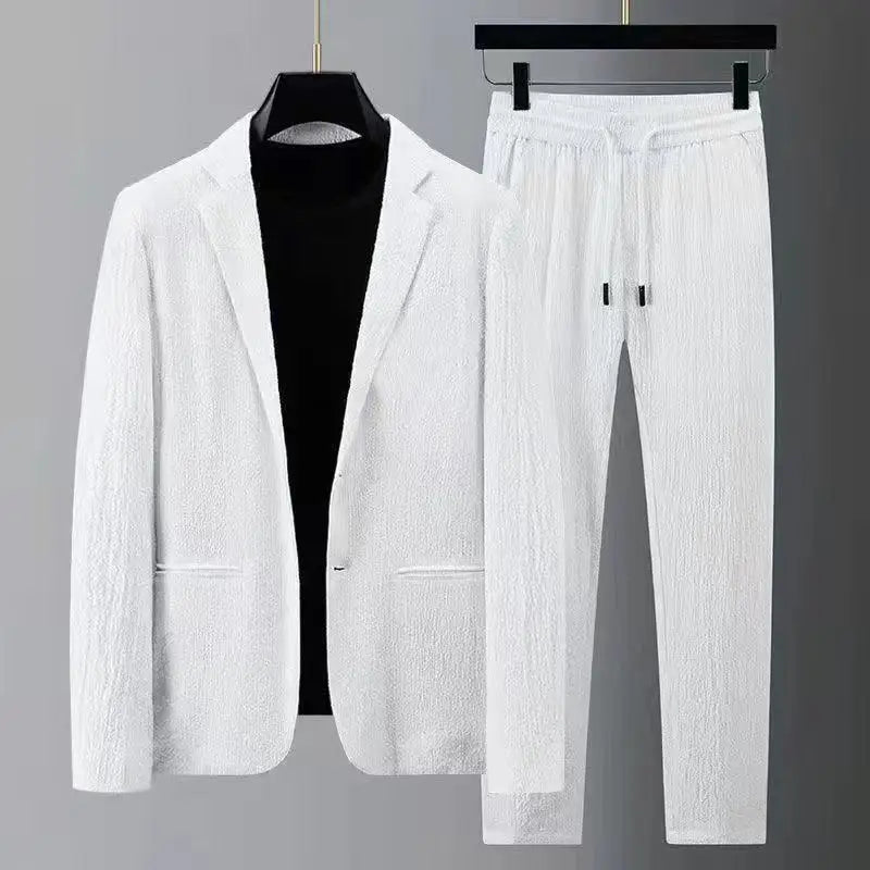 Traje Casual 2 Piezas Hombre 2026: Ligero, Anti-Arrugas