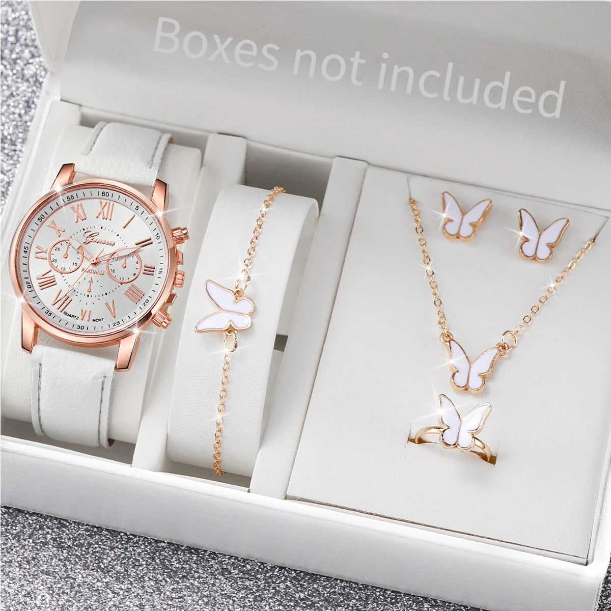 Reloj de Cuarzo Mujer: Pulsera Cuero, Joyería Corazón - Elegancia Diaria