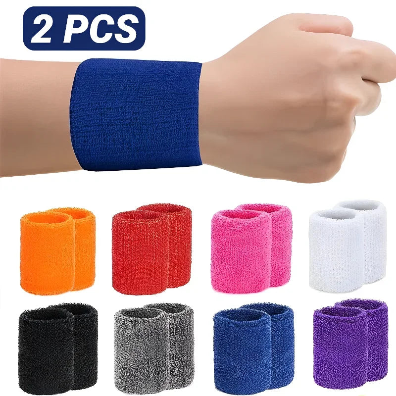 Pulseras de Sudor Deportivas 8x10cm - Voleibol, Tenis, Fitness