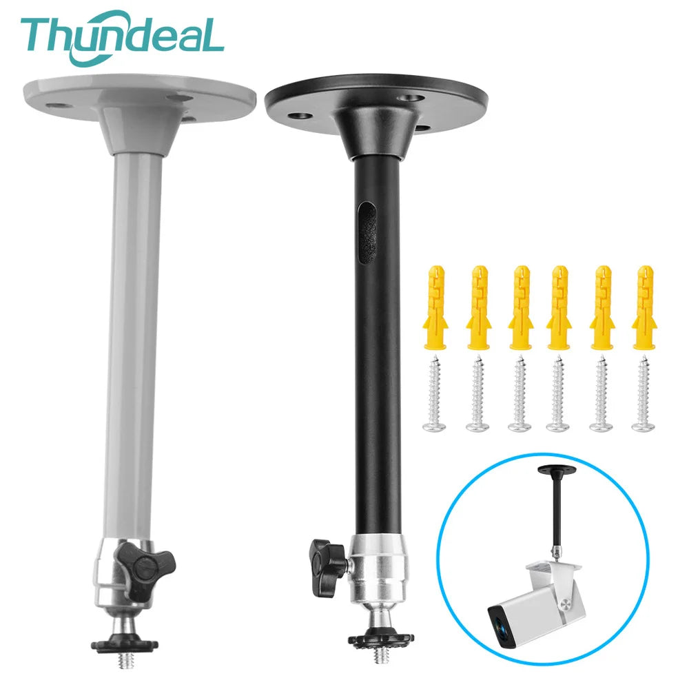 Soporte Mini Proyector PROGAGA Metal Giratorio 21cm - Montaje Pared/Techo
