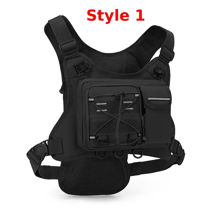 Mochila Táctica Running Scione: Chaleco Deportivo Unisex para Senderismo