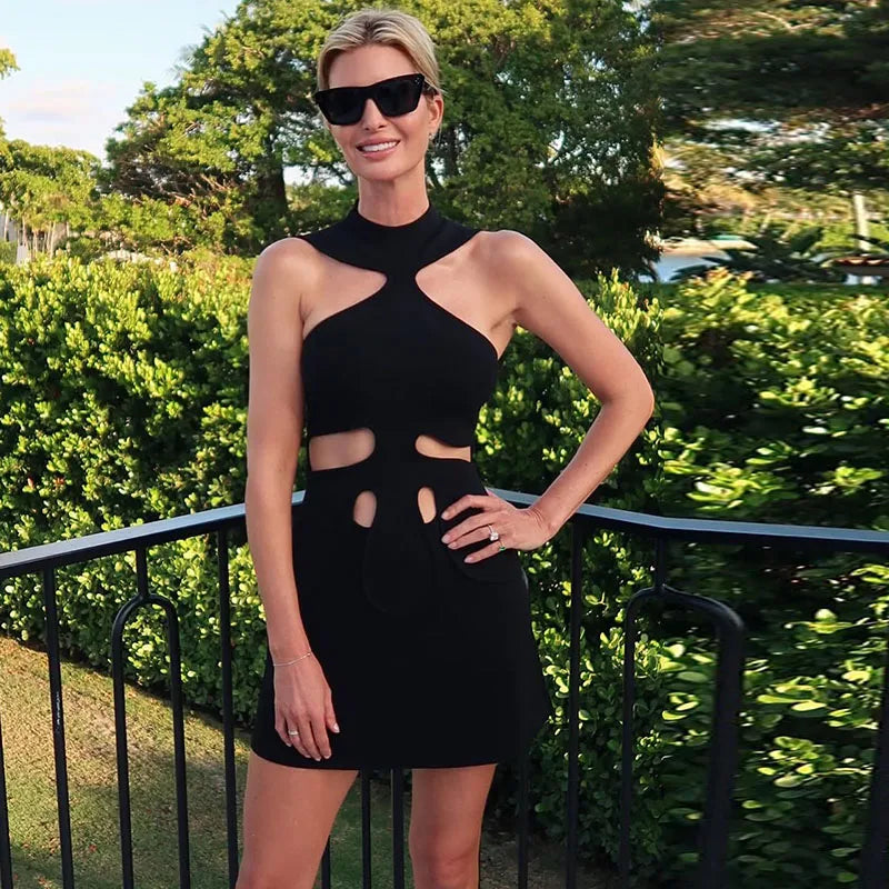 Vestido Maxi Elegante Verano 2026: HFWOMENFZ Keyhole, Espalda Descubierta