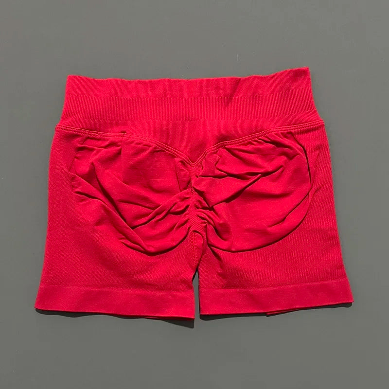 Shorts Deportivos HISTELLO 4.5" Mujer Push-Up Sin Costuras