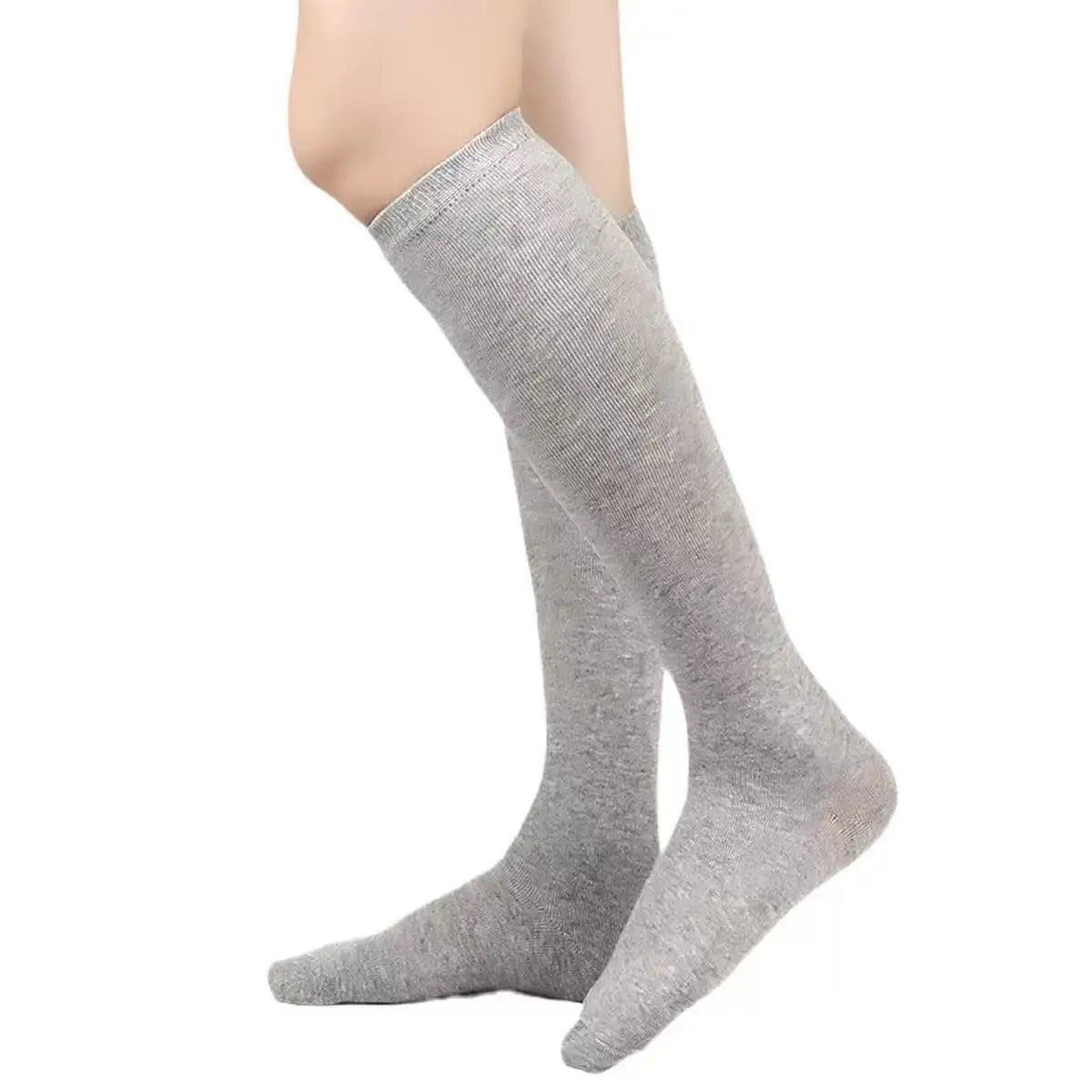 Calcetines Rayados Mujer Rodilla Moda JK Academy Deportivos