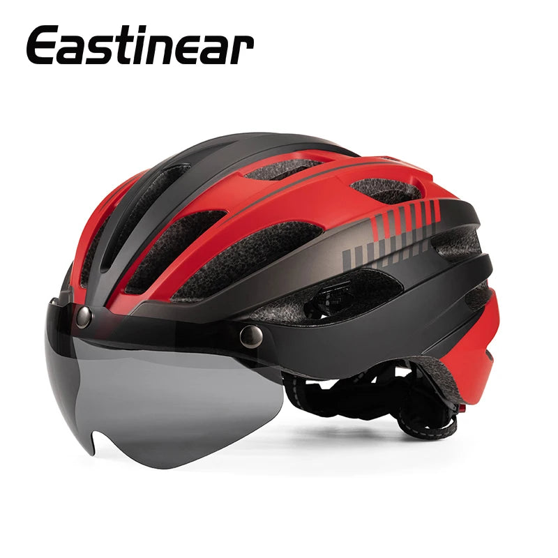 Casco Eastinea con Gafas Magnéticas: Ciclismo MTB/Carretera Seguridad