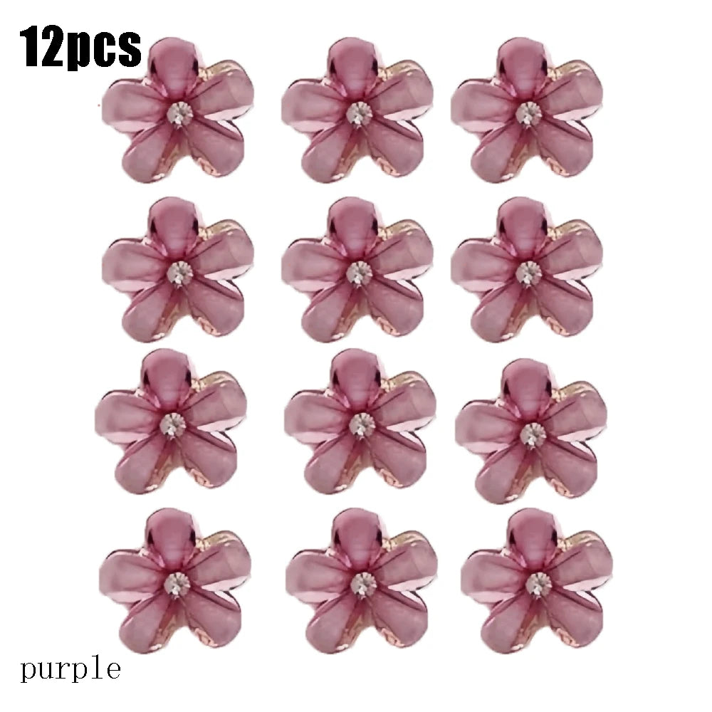 6/12 Uds Pinzas Pequeñas Dibujo Animado | Accesorios Niñas Flor