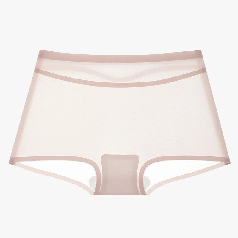 Seamless solid-colored women's panties by Corporación Turística, soft, comfortable, and form-fitting lingerie in neutral fabric.