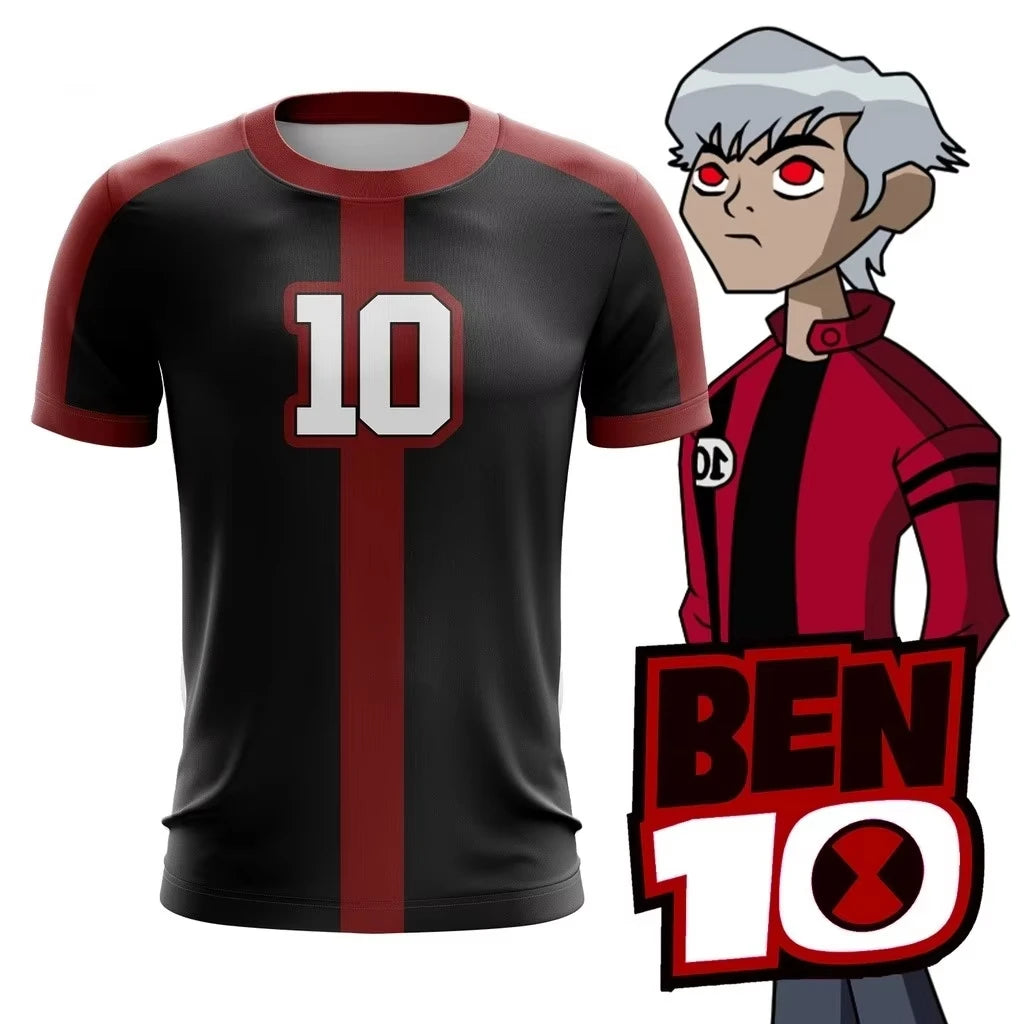 Camiseta Ben 10 Omnitrix 3D Cosplay Verano 2025 - Estilo Harajuku