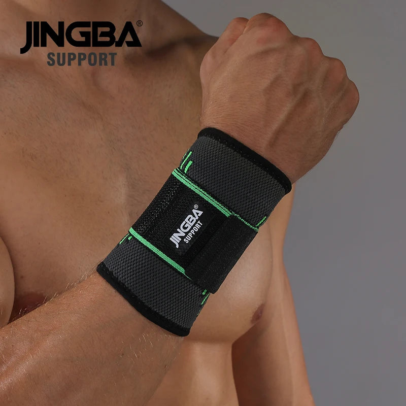 Soporte Muñeca JINGBA: Banda Nylon Fitness - Protege y Mejora Rendimiento