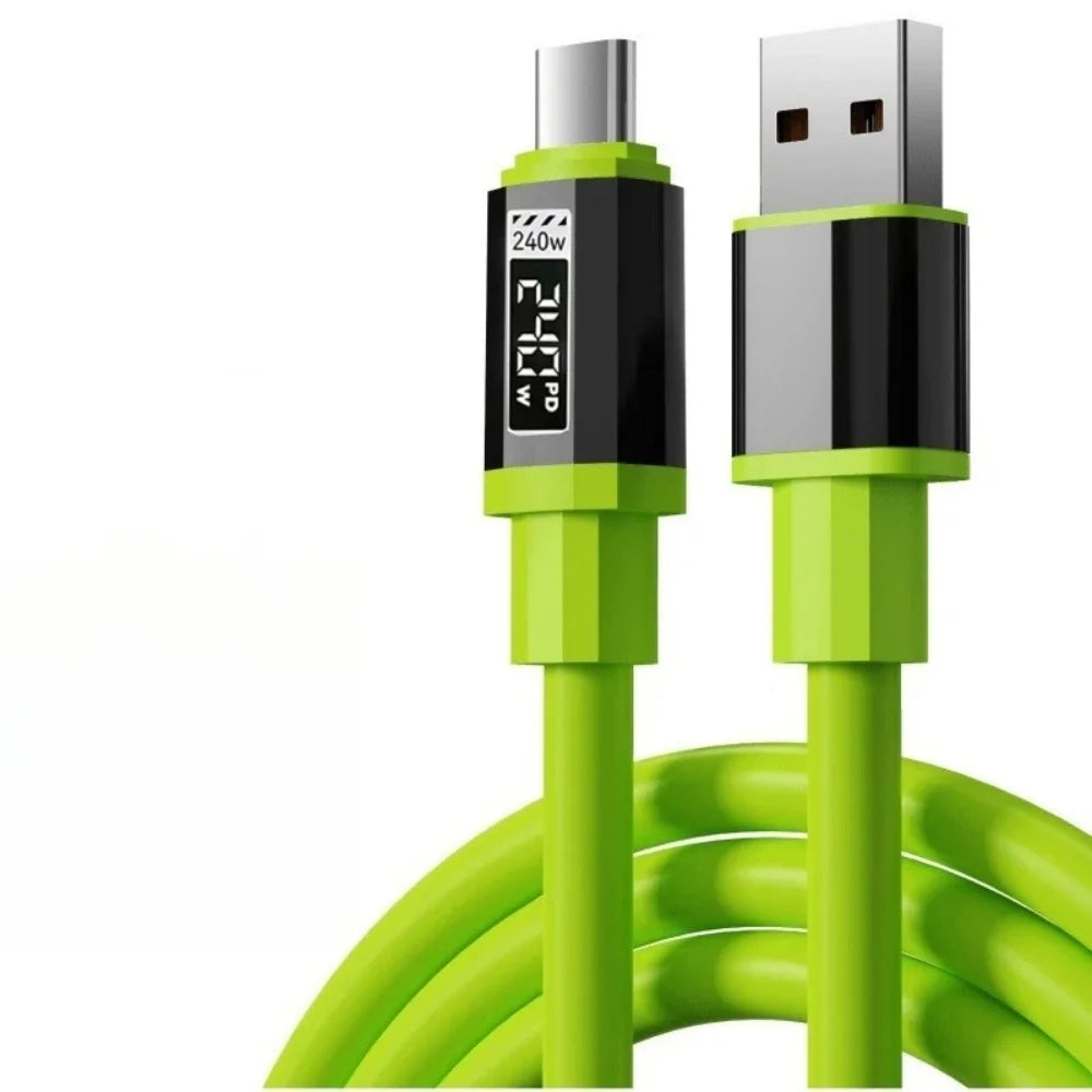 Cable USB C 240W PD Carga Rápida para iPhone, Samsung, Xiaomi