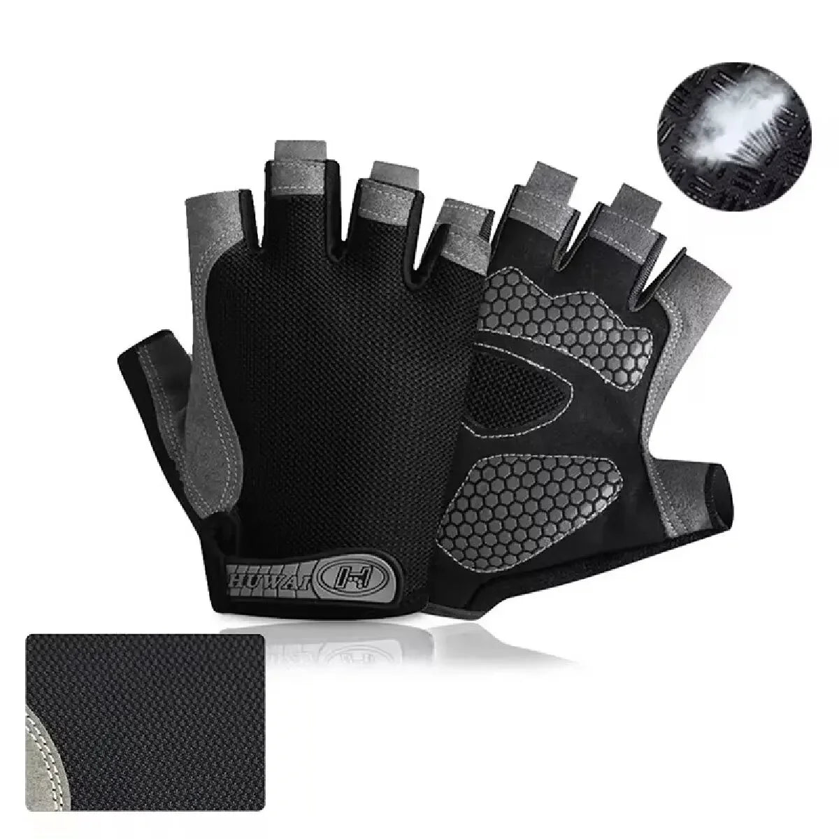 Guantes Ciclismo Medio Dedo Transpirables | GAFASTWO | Verano Fitness