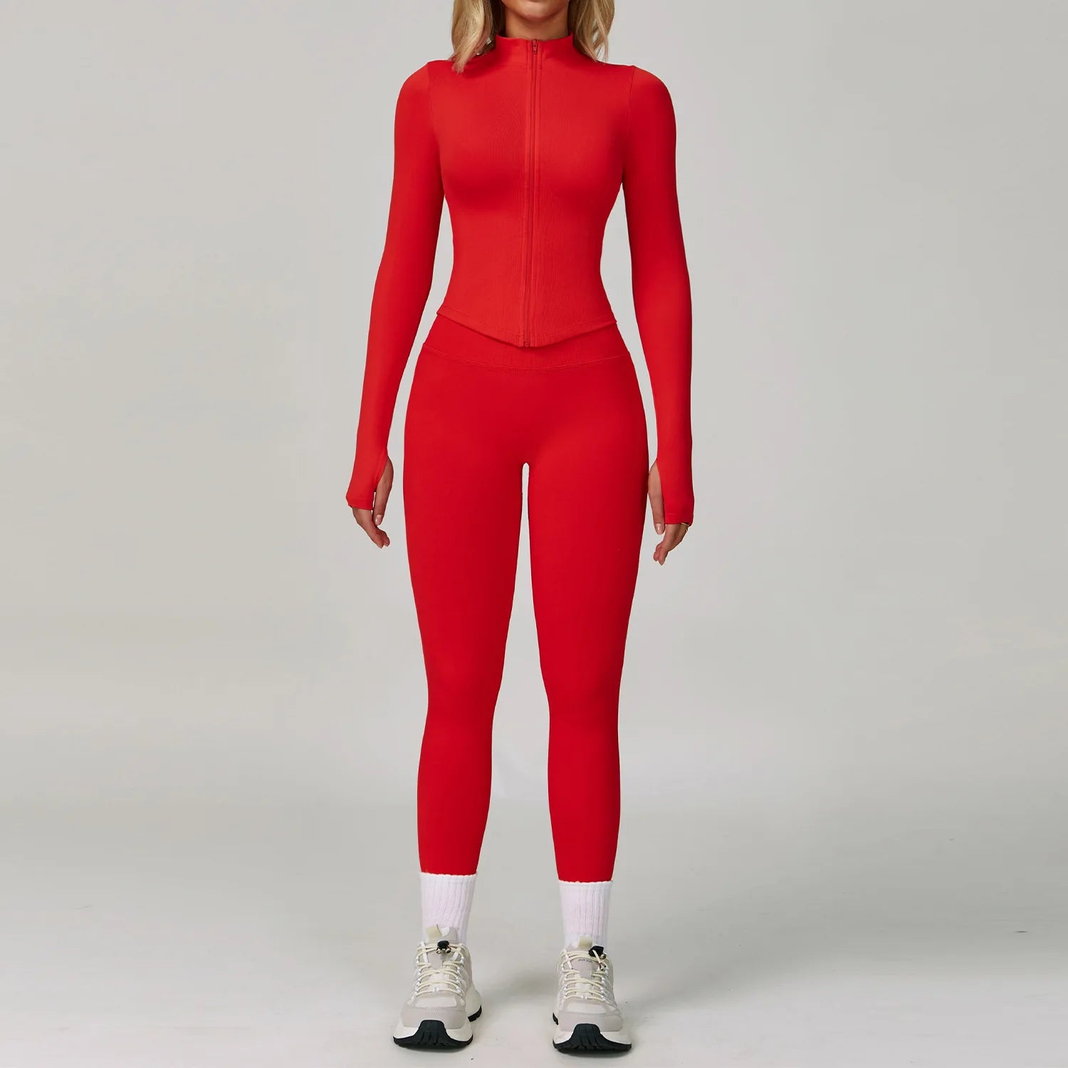 Conjunto Yoga Mujer MIketI Sin Costuras - Transpirable y Elástico