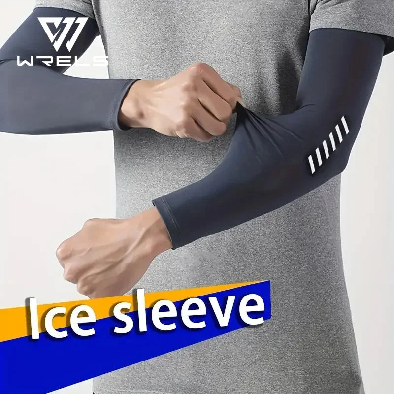 Mangas Deportivas Hombre Seda Helada | Transpirables y UV
