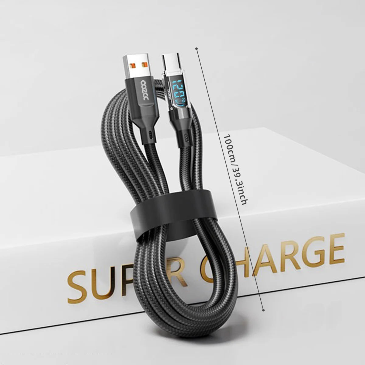 OOZCC Cable USB-C a Lightning 120W Carga Rápida MFi