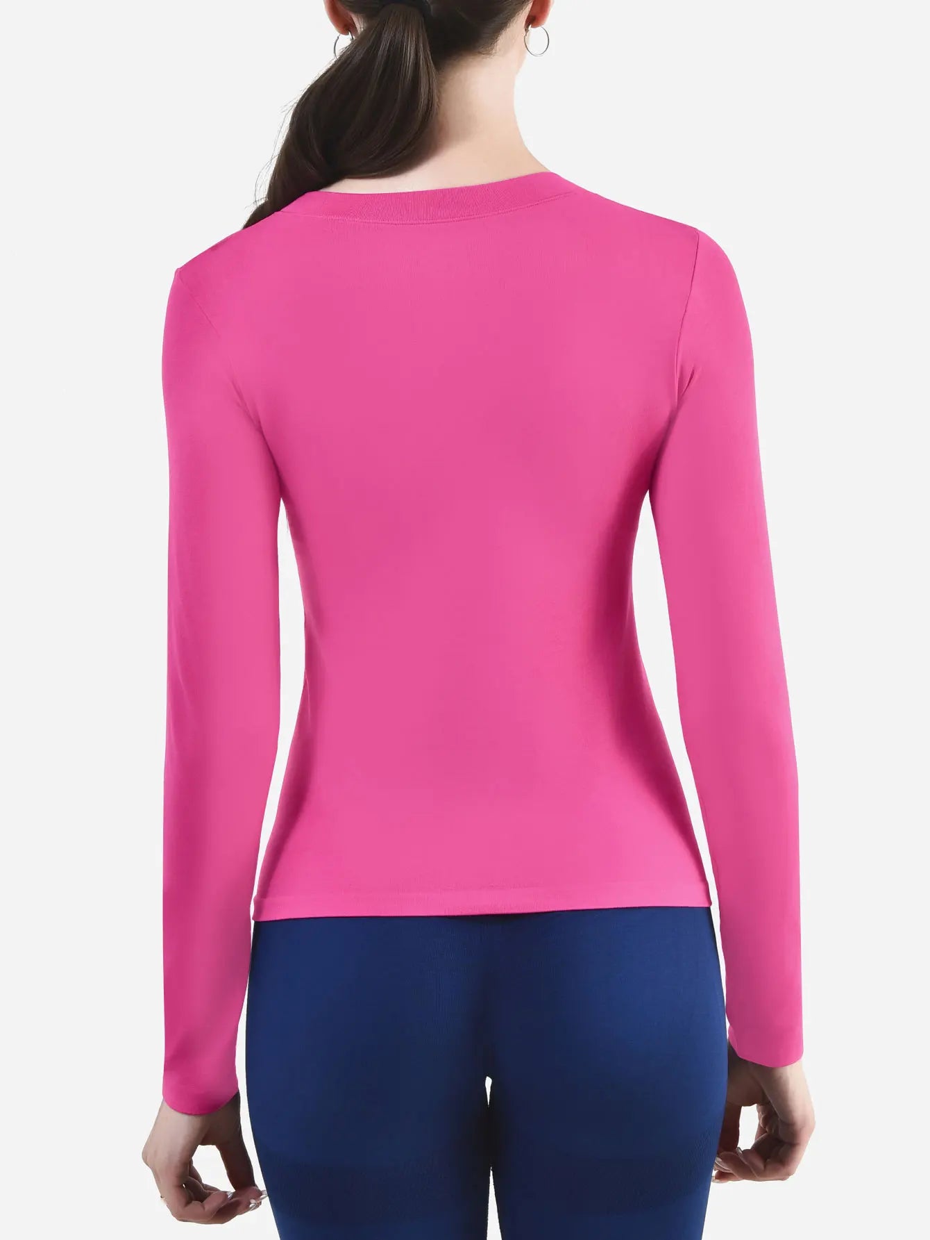 CZGUKE Camiseta Deportiva Manga Larga Mujer Transpirable Fitness