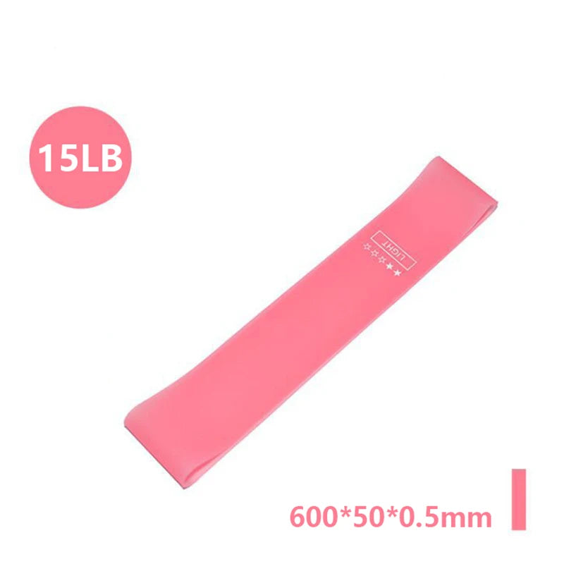 Equipo de entrenamiento físico portátil, bandas de resistencia de goma para Yoga, gimnasio, goma elástica, fuerza, Pilates, Crossfit, deportes de peso para mujeres