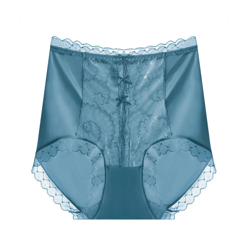 High-waisted lace women's underwear from Corporación Turística, featuring elastic fabric and delicate lace detailing.