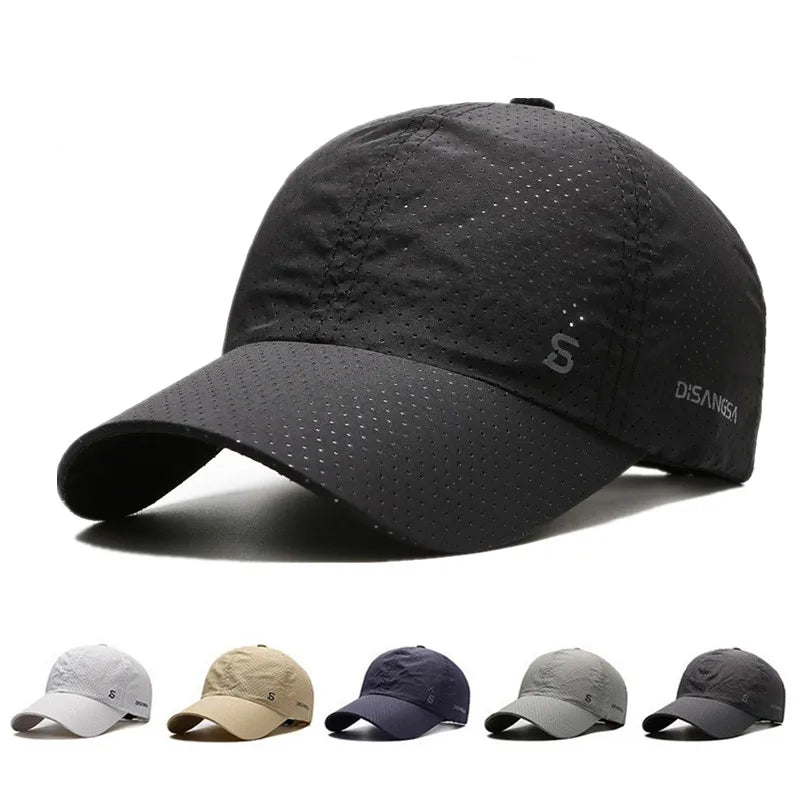 Gorra de Sol Transpirable Hombre Verano Pesca Protección UV Estilo Béisbol