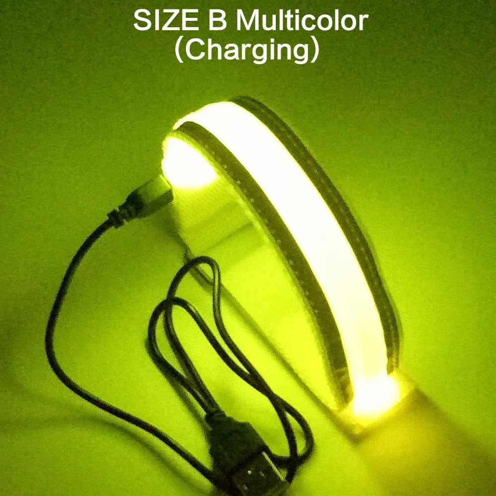 Brazalete LED para Correr de Noche: Seguridad USB Recargable