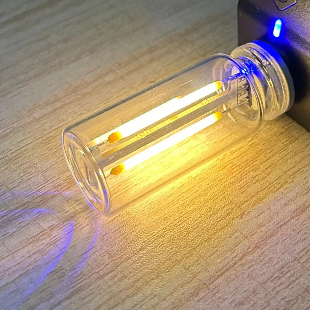 Bombilla LED USB Retro 5V Atenuable Táctil para Coche | Luz Decorativa Camping
