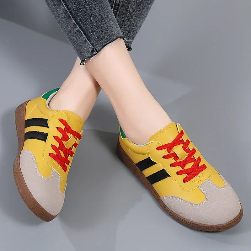 Zapatillas Mujer YUYIN: Moda Primavera, Plataforma Blanca