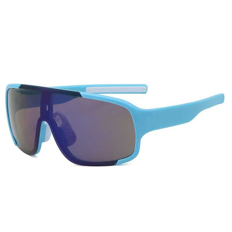 Nuevas gafas de sol de ciclismo estilo Y2K, gafas a prueba de viento para hombres y mujeres, lentes reflectantes Retro, gafas deportivas para montar en carretera