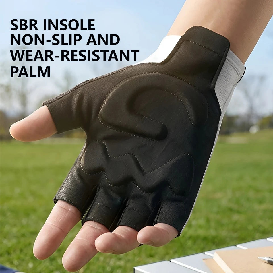 Guantes Ciclismo GTUBIKE Medio Dedo Antichoque Verano Transpirables