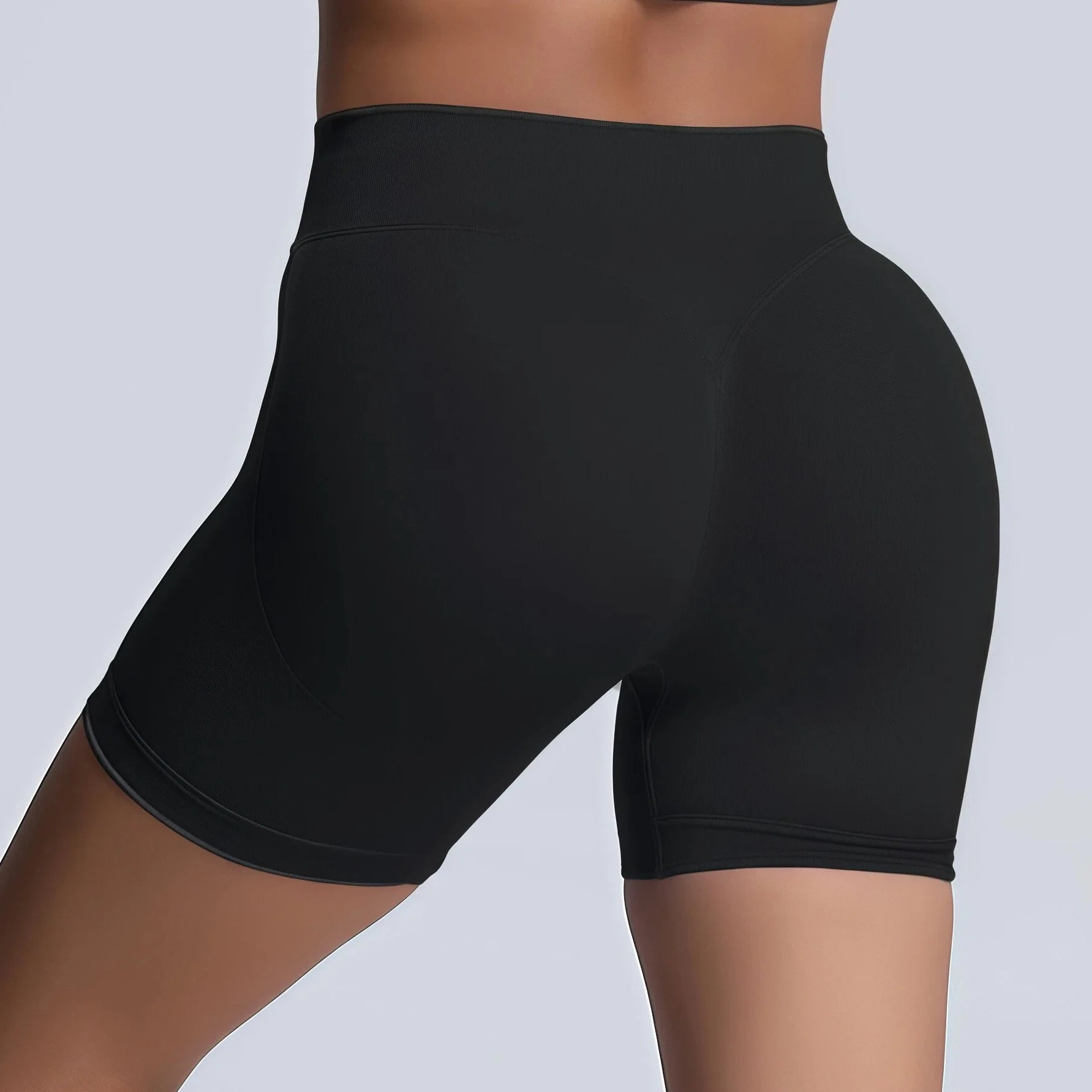 Shorts Deportivos HISTELLO 4.5" Mujer Push-Up Sin Costuras