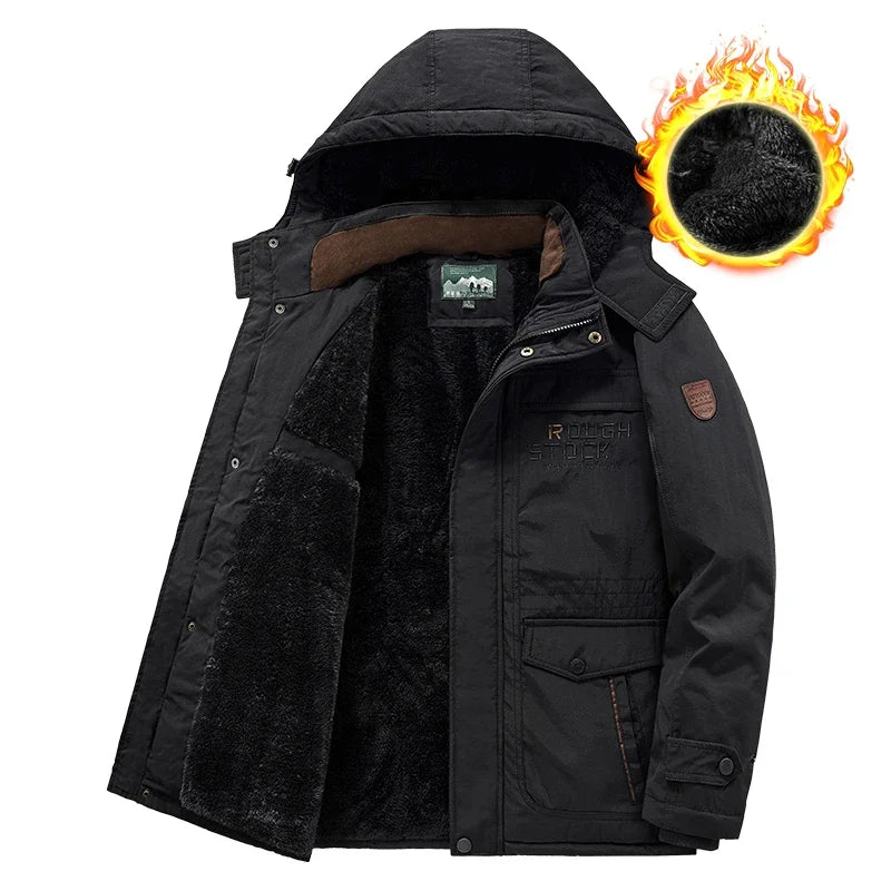 Chaqueta Invierno Hombre Polar Hndtaz Térmica Antiviento