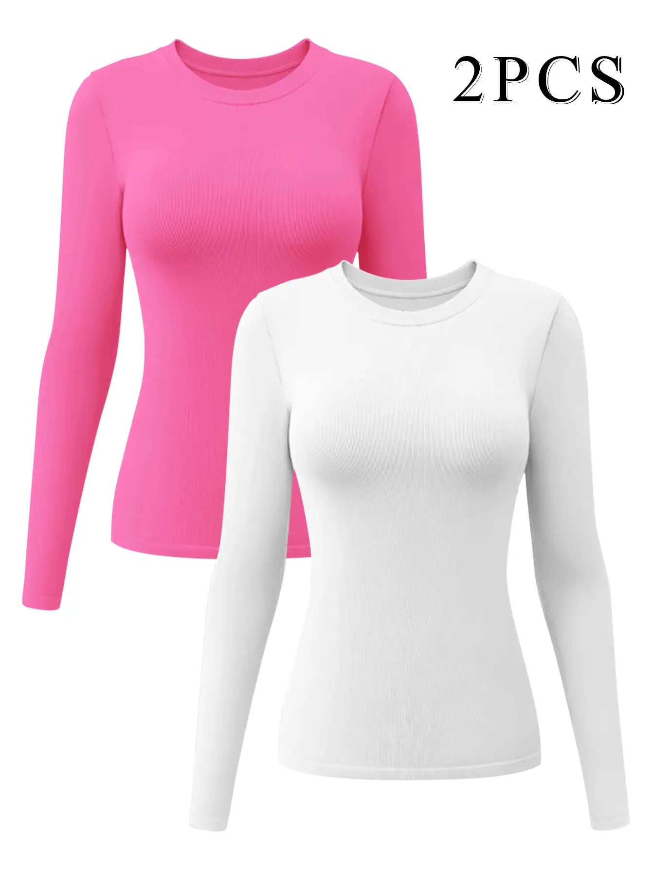CZGUKE Camiseta Deportiva Manga Larga Mujer Transpirable Fitness